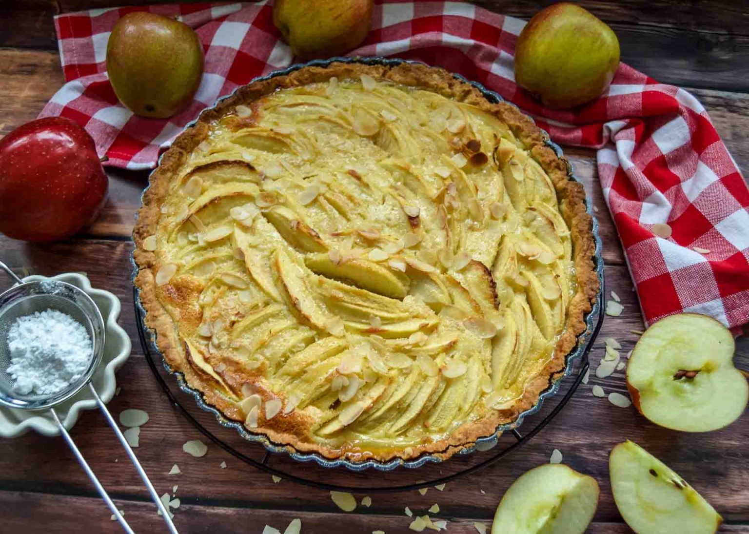 Französische Aprikosen Tarte Rezept - Quiche &amp; Tarte Rezepte