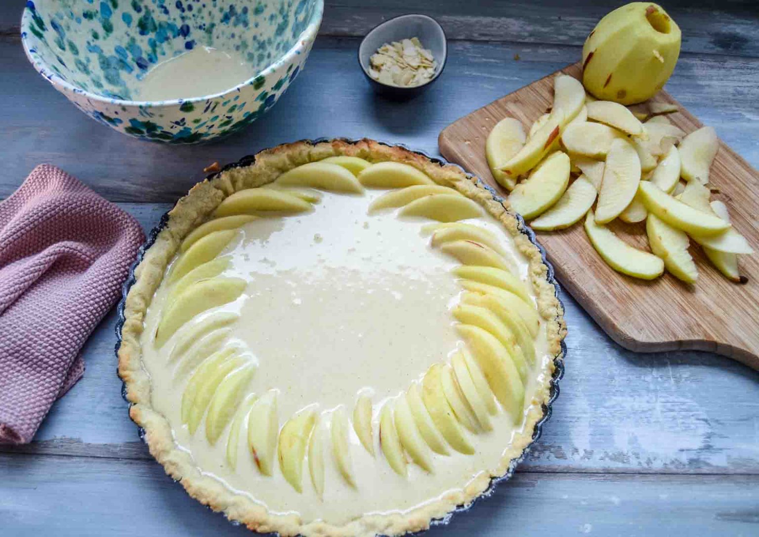 Beste französische Apfeltarte - Quiche &amp; Tarte Rezepte