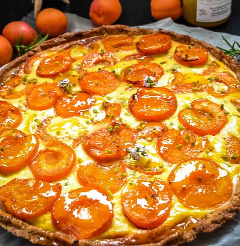 Französische Aprikosen Tarte Rezept - Quiche &amp; Tarte Rezepte